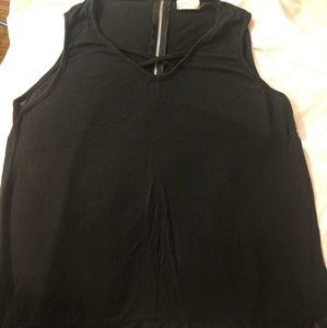 Black tank top size XL